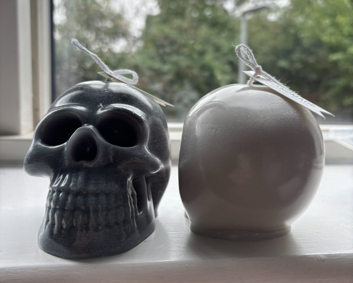 Skull handmade scented candle