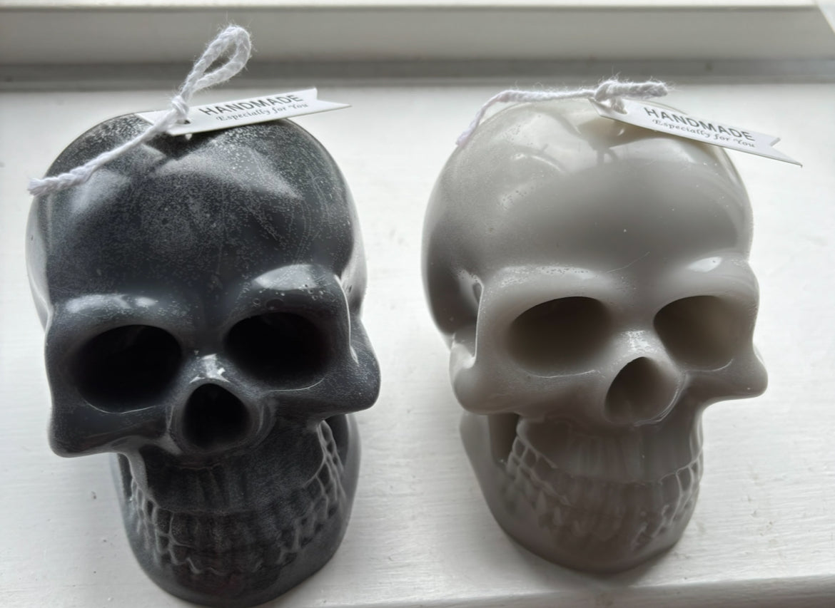 Skull handmade scented candle