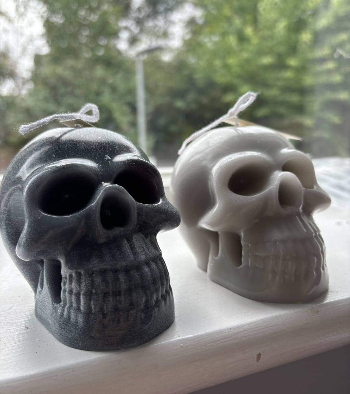 Skull handmade scented candle