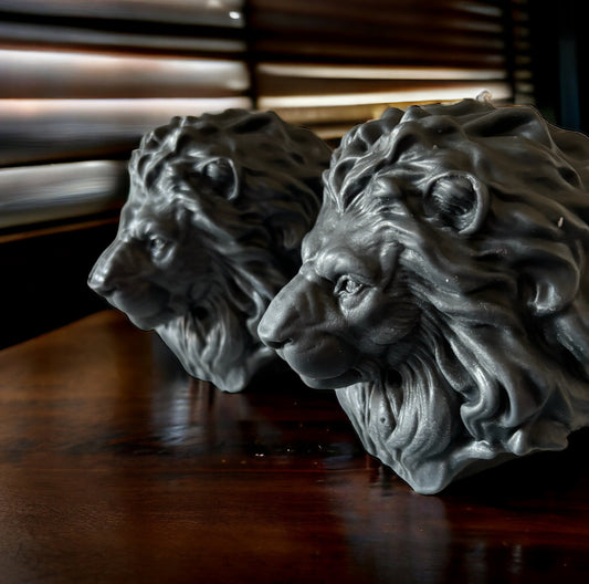 Lion Head Candle